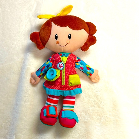 playskool dressy learn to dress toy doll plush - Picture 1 of 7